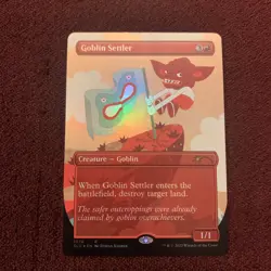 Goblin Settler Secret Lair Drop 1076 Foil Card Near Mint Condition Unplayed - Image 1