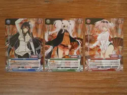 Lot 3 Cartes SENRAN KAGURA - PRISM CONNECT Card Game RARE - Japan - Image 1