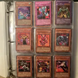 vintage Yugio cards NM 1st Editions 1996 Card Collection Binder Full 300+ Cards - Image 2