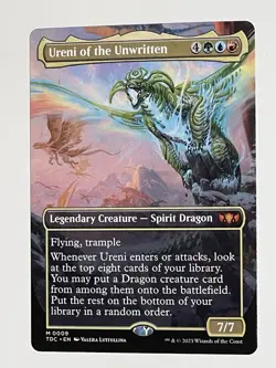 Ureni of the Unwritten (Borderless) Commander: Tarkir: Dragonstorm - Regular MTG - Image 2