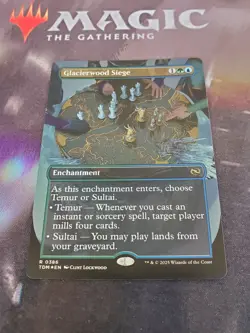 Mtg. Glacierwood Siege. Foil Borderless. Tarkir: Dragonstorm. Pack Fresh - Image 1