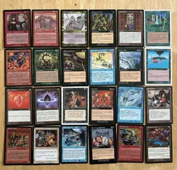 VALUABLE Vintage Lot of Magic the Gathering Rares (MP-Damaged) - Image 1