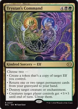 Trystan's Command [Lorwyn Eclipsed] MTG - Image 1
