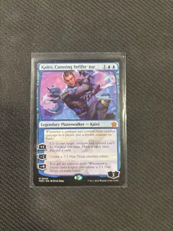 1x Kaito, Cunning Infiltrator ~ Foundations MINT Unplayed Magic MTG - Image 1