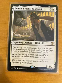 Bennie Bracks, Zoologist MTG Streets of New Capenna Commander NM Pack Fresh - Image 1