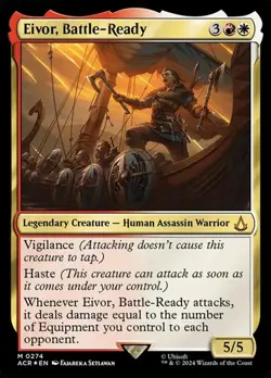 Eivor, Battle-Ready - Foil ACR NM MTG - Image 1