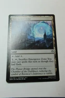 MTG Emergence Zone x1- -War of the Spark-Lightly Played - Image 1