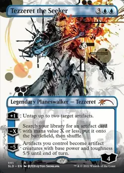 Tezzeret the Seeker (#1111) - Extended Art SLD NM MTG - Image 1