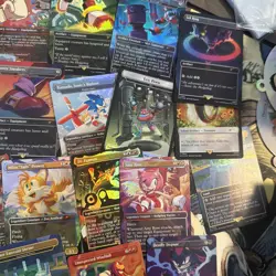 Magic The Gathering Secret Lair Sonic The Hedgehog Set Foil - Image 3