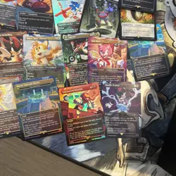 Magic The Gathering Secret Lair Sonic The Hedgehog Set Foil - Image 5