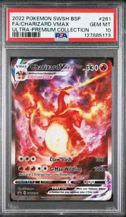 Pokemon SWSH Promo Charizard VMAX SWSH261 Holo PSA 10 Ultra Premium - Image 1