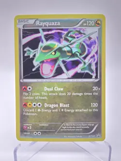 Rayquaza XY141 Promo Holo Pokemon Card – Moderately Played (MP) - Image 1