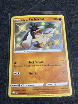 Galarian Farfetch'd SV063/SV122 Pokemon Shining Fates: Shiny Vault Holo - Image 1