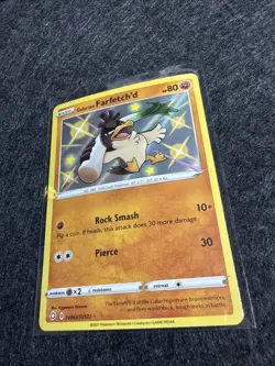 Galarian Farfetch'd SV063/SV122 Pokemon Shining Fates: Shiny Vault Holo - Image 2