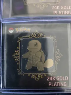 Pokemon Striking Popping Candy 24k Gold Plated Sticker Lot - Image 2