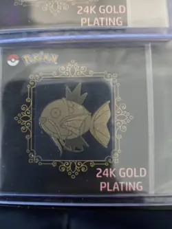 Pokemon Striking Popping Candy 24k Gold Plated Sticker Lot - Image 5