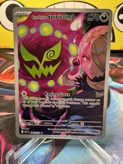 Pokemon Ascended Heroes Cynthia's Spiritomb Illustration Rare 244/217 NM - Image 1