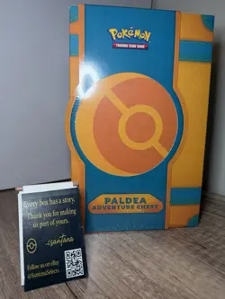 Pokemon TCG Paldea Adventure Chest Factory Sealed Box | Santana Selects - Image 1