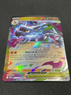 Pokemon Mega Charizard X EX 013/094 PFL Full Art Rare Holo EX NM - Image 3