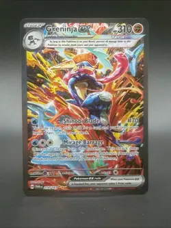Pokemon Greninja EX Full Art Special Illustration Rare Holo 214/167 Sv06 310 HP - Image 1
