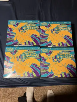 Pokemon Ascended Heroes ETB Elite Trainer Box New In Hand Sealed Lot Of 4 - Image 1