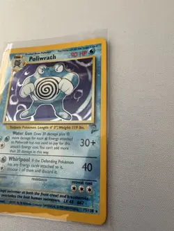 1999 Pokemon Poliwrath Base Set 2 Holo Rare #15/130 LP Excellent Condition - Image 4