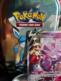 Pokemon TCG Genesect V 255/264 Fusion Strike Sword Shield Alternate Art - Image 2