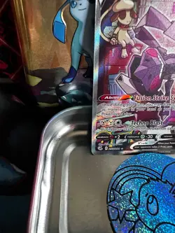 Pokemon TCG Genesect V 255/264 Fusion Strike Sword Shield Alternate Art - Image 5