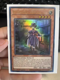 Yugioh Exosister Sophia GRCR-EN016 Ultra Rare 1st Ed NM - Image 1