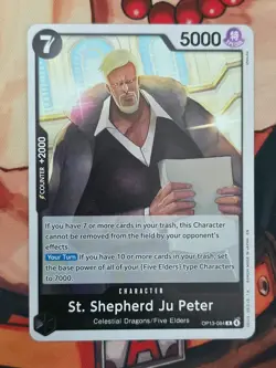 OP13-084 - St. Shepherd Ju Peter (R) - One Piece TCG - English - Image 1