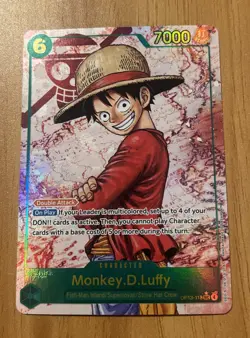 Monkey D. Luffy OP13-118 SEC Alt Art One Piece Carrying On His Will English NM - Image 1