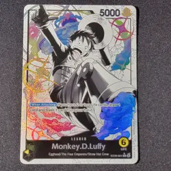 One Piece CCG- Monkey.D.Luffy (001) (Parallel)- Starter Deck 29: Egghead (ST-29) - Image 1
