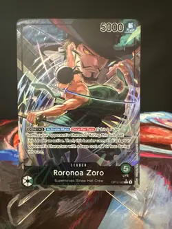 Legacy of the Master #OP12-020 Roronoa Zoro (020) (Alternate Art) - Image 1