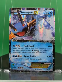 Swampert EX XY55 Hoenn Power Tins Black Star Promo 2015 English Pokemon Card - Image 1