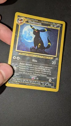 Pokemon TCG Umbreon Neo Discovery Holo Rare Card 13/75 - Image 4