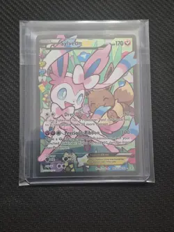 SYLVEON EX RC32-32 GENERATIONS: RADIANT COLLECTION HOLO NEAR MINT EXCELLENT CARD - Image 1