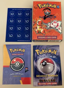 Pokemon TCG Hot Water Theme Box, Rules, Card List, and Damage Counters - Image 1