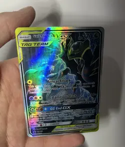 Pokemon TCG Garchomp & Giratina GX Full Art Holo Card Ultra Rare - Image 1
