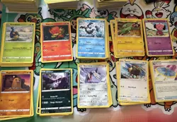 Pokemon Sword & Shield Darkness Ablaze Empty ETB Dividers & 130 Bulk Cards - Image 2