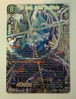 Bandai Son Gohan Beyond the Ultimate SCR Holo BT19-152 Dragon Ball Super Card - Image 3