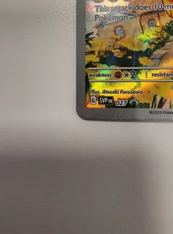 Pikachu 027 SV: Scarlet & Violet Promo Card Holo - Image 5