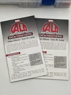 Dice Masters: Age of Ultron Large Lot Dice Cards Rules & More All Rarities - Image 2