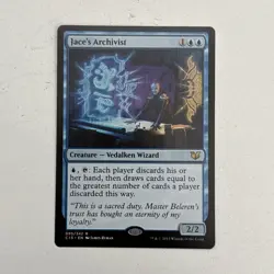 MTG Jace's Archivist LP/NM Commander 2015 Rare Magic the Gathering TCG Card - Image 1