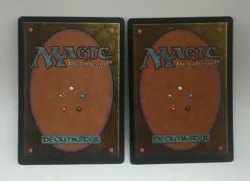 Magic The Gathering TEMPEST Swamp Land #2 Play Wear MTG (2 cards) - Image 2