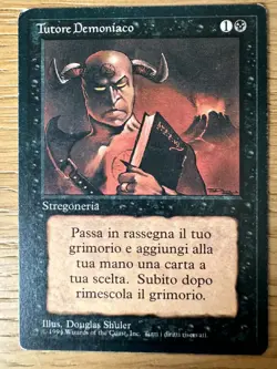 MAGIC - Demonic Tutor / ITA First Edition - MTG ITA FBB - Image 1