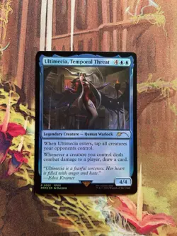 MTG Final Fantasy Foil Promo: Ultimecia, Temporal Threat - NM - Image 1