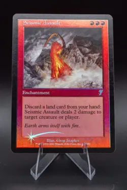 Seismic Assault: 2001 Magic the Gathering - 7th Edition Foil - Image 1