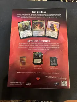 ruthless regiment Commander Deck Mtg - Image 2