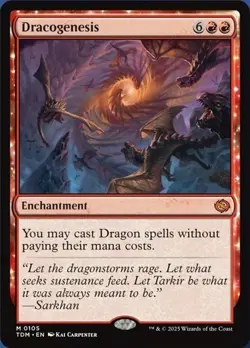 MTG ~ Dracogenesis ~ Tarkir: Dragonstorm ~ Near Mint - Image 1