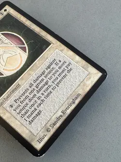 Circle of Protection: Green MtG Alpha—Moderately Played VG—Vintage Magic - Image 4